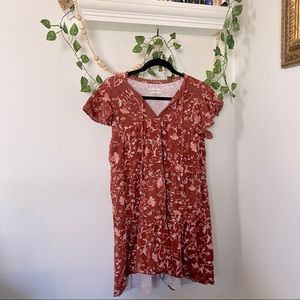 Knox Rose Floral Print Flutter Dress 🌺